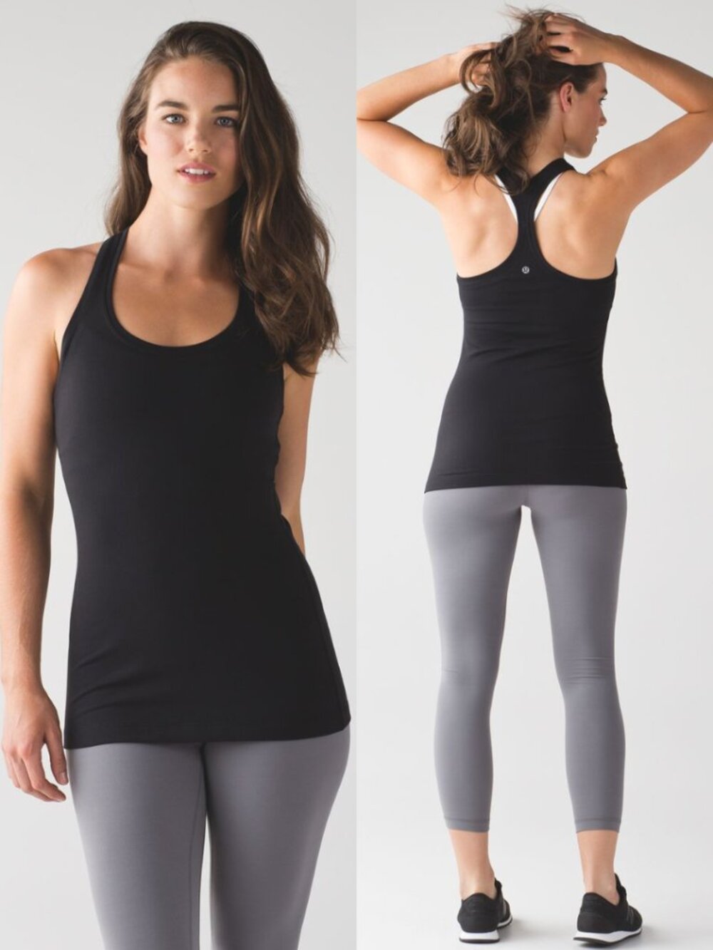 Lululemon Black Luon Cool Racerback Tank